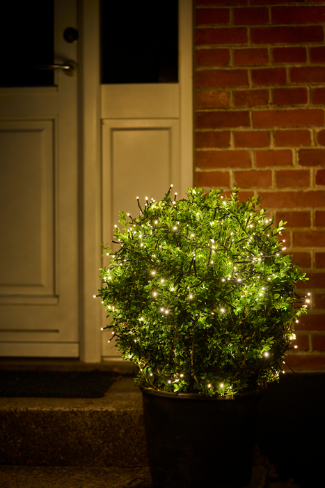 Ljusslinga Kluster 192 LED Varmvit 4 m Stemning